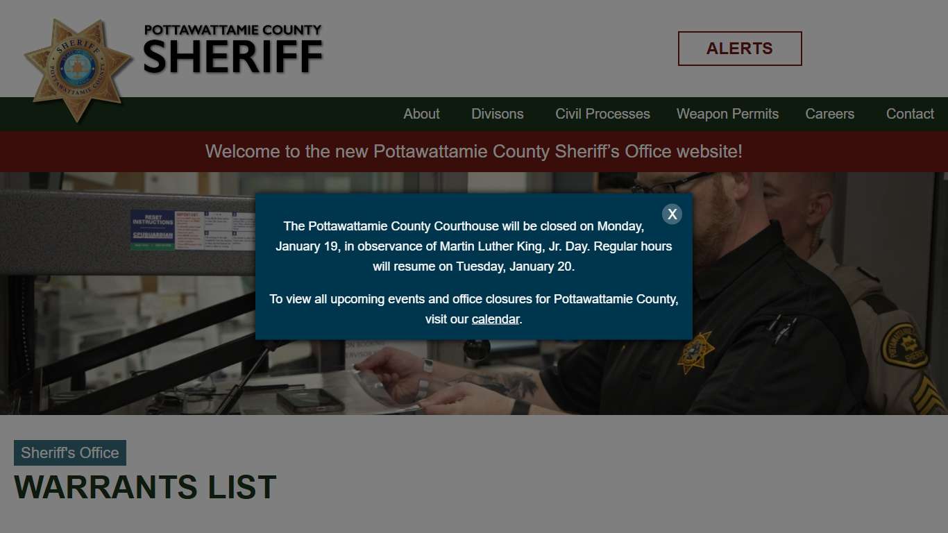 Warrants List - Sheriff - Pottawattamie County, Iowa